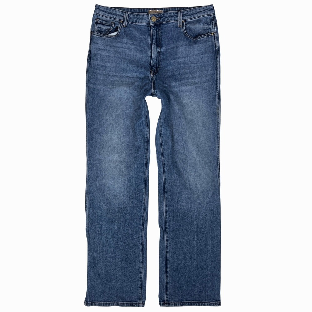 KUT from the Kloth Melissa Straight Leg Jeans 14 90s Y2K Minimalist Plus 34